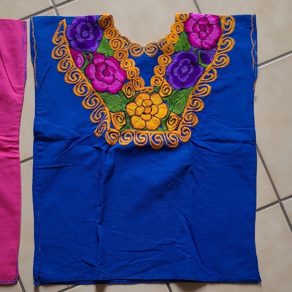 Colorful Embroidered Top